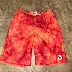 Abercrombie Kids boys Swim Shorts size 15/16 tie dye